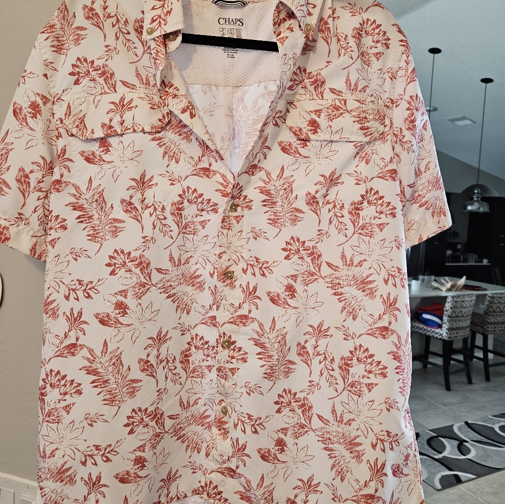 Chaps Button Down Shirt, Size XL